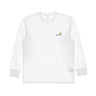 Carhartt Wip, Maglietta Manica Lunga Uomo American Script L/s Tee, White