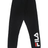 Fila, Pantalone Tuta Leggero Ragazzo Songe Classic Logo Sweat Pants, Black Beauty