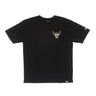 New Era, Maglietta Uomo Nba Stacked Metallic Print Oversized Tee Chibul, Black/gold