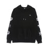 New Era, Felpa Cappuccio Uomo Nba Distressed Sleeve Print Hoodie, Black