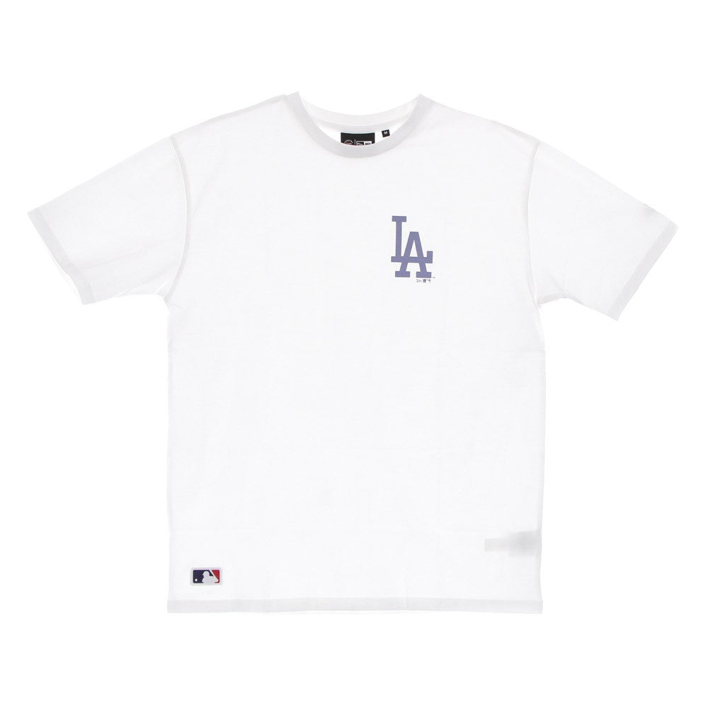 Maglietta Uomo Mlb Big Logo Oversized Tee Losdod White/iridescent