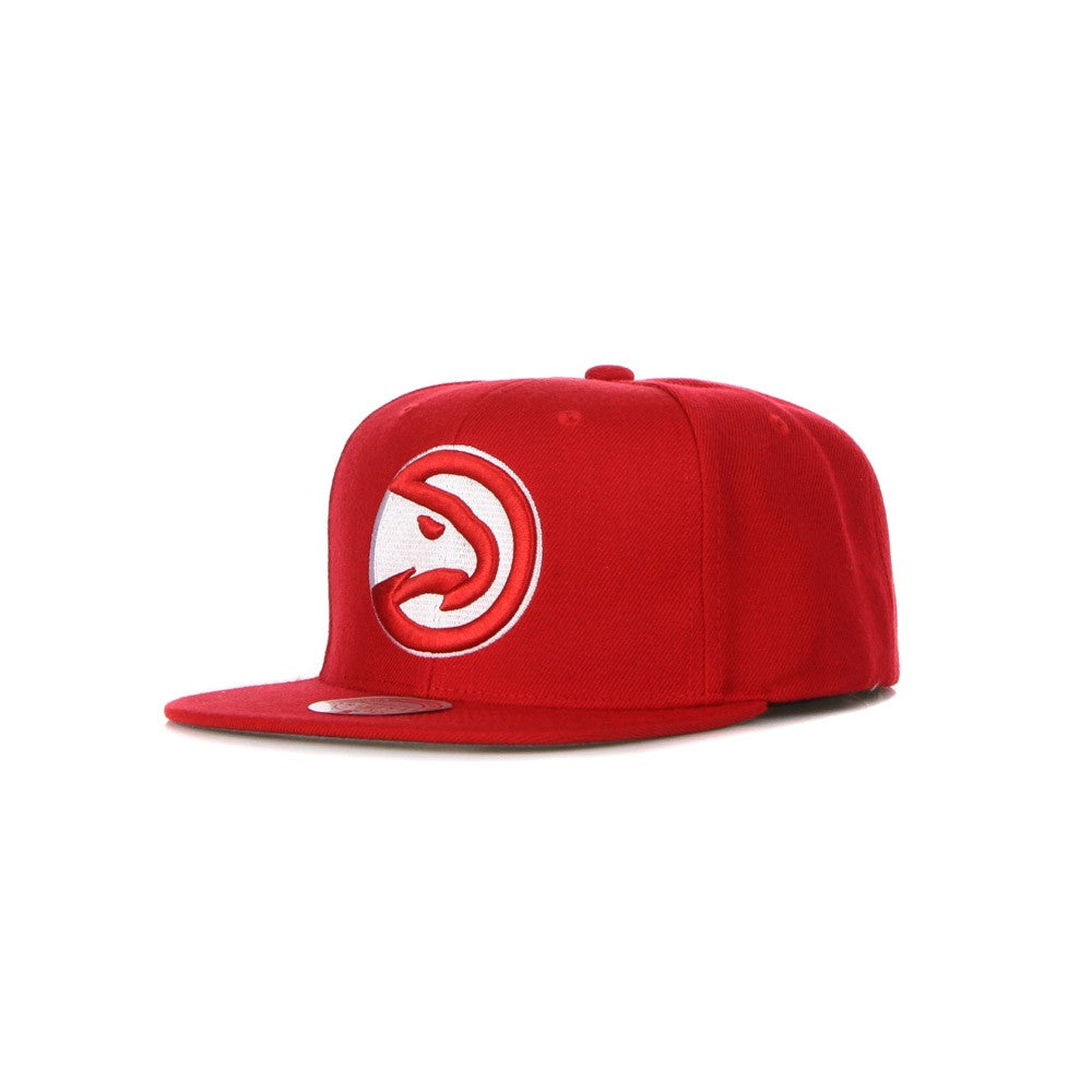 Flat Brim Men's Cap NBA Team Ground 2.0 Snapback Atlhaw Red