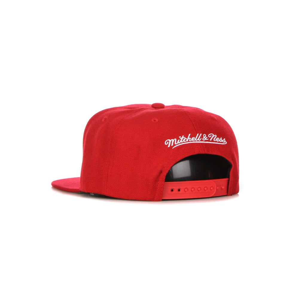 Flat Brim Men's Cap NBA Team Ground 2.0 Snapback Atlhaw Red