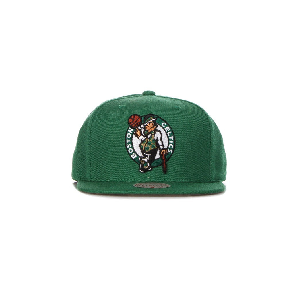 Mitchell & Ness, Cappellino Visiera Piatta Uomo Nba Team Ground 2.0 Snapback Boscel, 