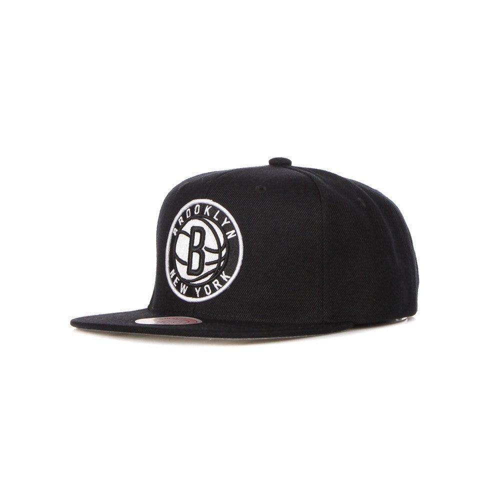 Mitchell & Ness, Cappellino Visiera Piatta Uomo Nba Team Ground 2.0 Snapback Bronet, Black