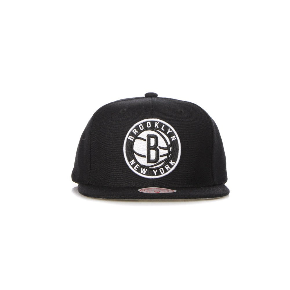 Mitchell & Ness, Cappellino Visiera Piatta Uomo Nba Team Ground 2.0 Snapback Bronet, 