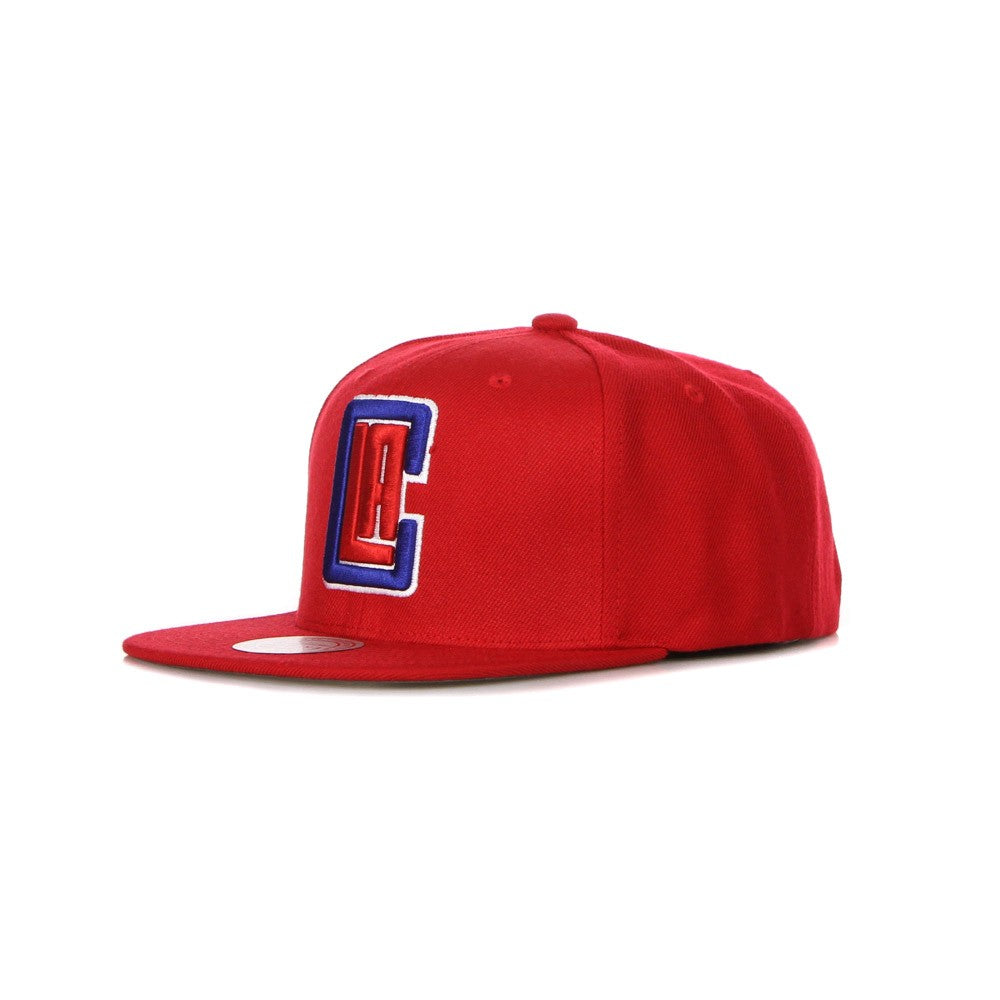 Mitchell & Ness, Cappellino Visiera Piatta Uomo Nba Team Ground 2.0 Snapback Loscli, Red