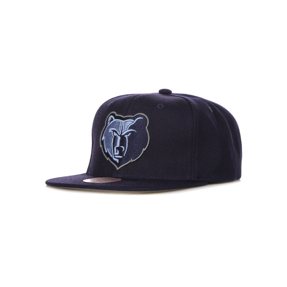 Mitchell & Ness, Cappellino Visiera Piatta Uomo Nba Team Ground 2.0 Snapback Memgri, Blue