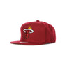 Mitchell & Ness, Cappellino Visiera Piatta Uomo Nba Team Ground 2.0 Snapback Miahea, Maroon