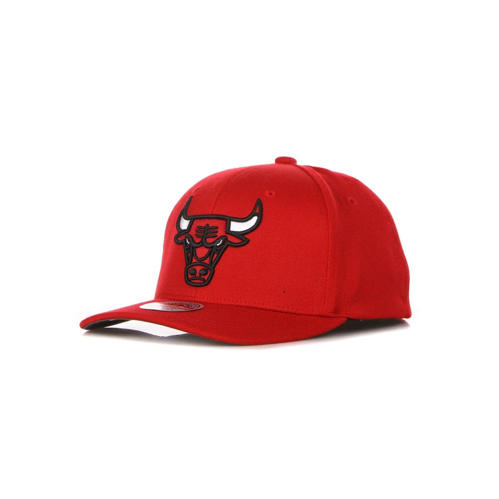 Mitchell & Ness, Cappellino Visiera Curva Uomo Nba Team Ground 2.0 Stretch Snapback Chibul, Red