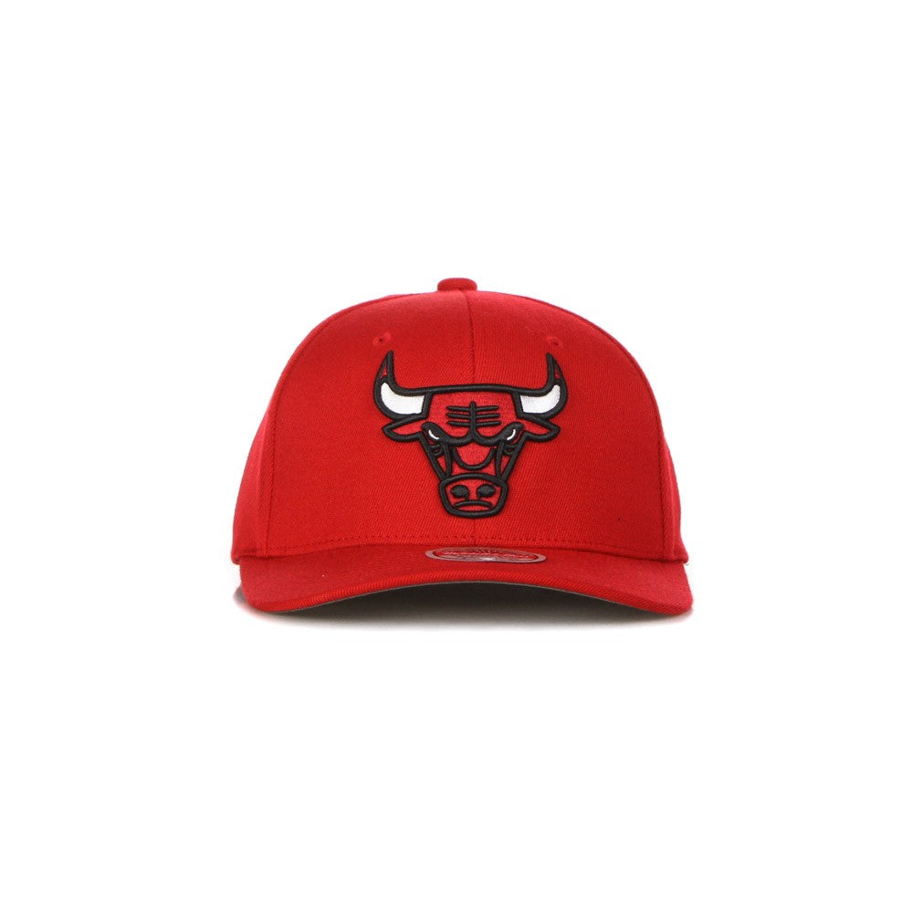 Mitchell & Ness, Cappellino Visiera Curva Uomo Nba Team Ground 2.0 Stretch Snapback Chibul, Red