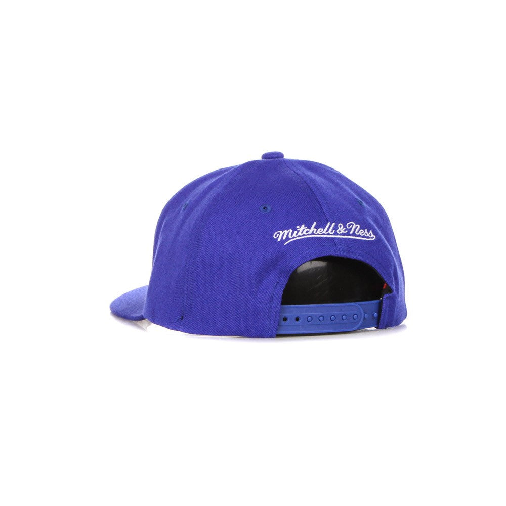 Mitchell & Ness, Cappellino Visiera Curva Uomo Nba Team Ground 2.0 Stretch Snapback Neykni, Blue