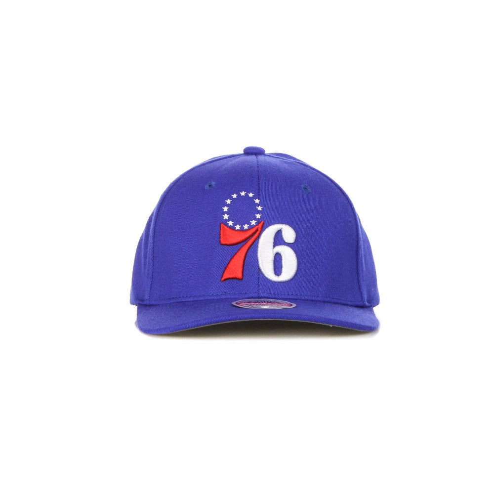 Mitchell & Ness, Cappellino Visiera Curva Uomo Nba Team Ground 2.0 Stretch Snapback Phi76e, Blue