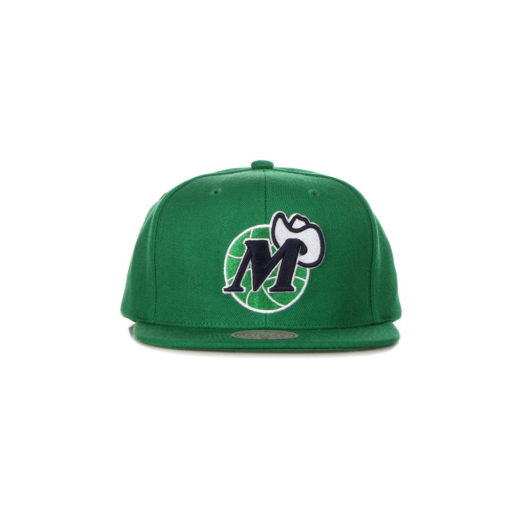 Mitchell & Ness, Cappellino Visiera Piatta Uomo Nba Team Ground 2.0 Snapback Hardwood Classics Dalmav, Green