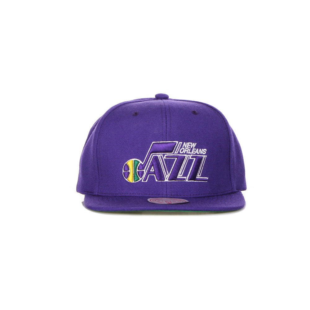 Mitchell & Ness, Cappellino Visiera Piatta Uomo Nba Team Ground 2.0 Snapback Hardwood Classics Neojaz, Purple