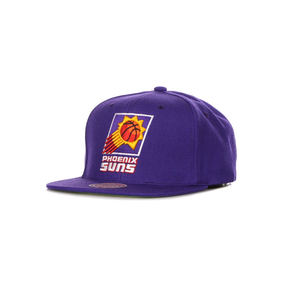 Mitchell & Ness, Cappellino Visiera Piatta Uomo Nba Team Ground 2.0 Snapback Hardwood Classics Phosun, Purple