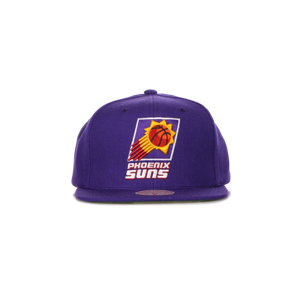 Mitchell & Ness, Cappellino Visiera Piatta Uomo Nba Team Ground 2.0 Snapback Hardwood Classics Phosun, Purple