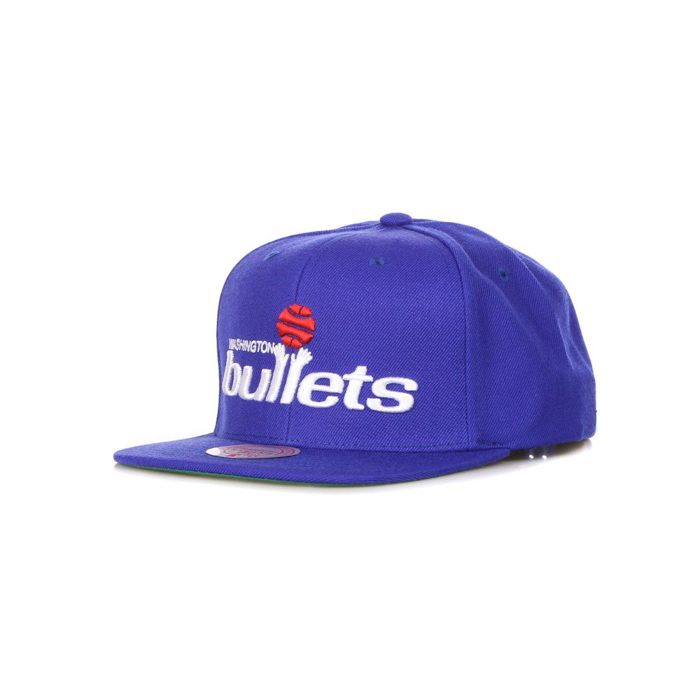 Mitchell & Ness, Cappellino Visiera Piatta Uomo Nba Team Ground 2.0 Snapback Hardwood Classics Wasbul, Blue