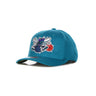 Mitchell & Ness, Cappellino Visiera Curva Uomo Nba Team Ground 2.0 Stretch Snapback Hardwood Classics Chahor, Teal