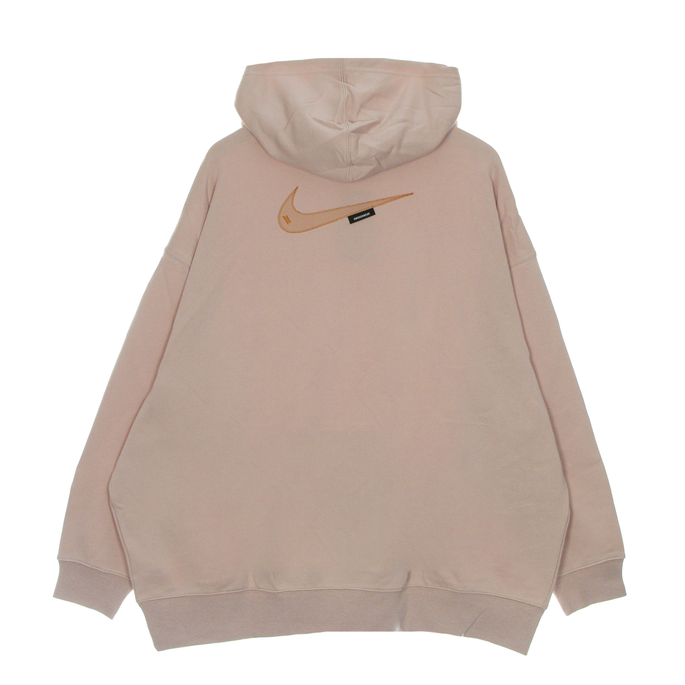 Lightweight Hoodie Women's Sportswear Swoosh Fleece Hoodie Pink Oxford/light Curry/rose Whisper