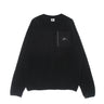 Nike, Felpa Girocollo Uomo Sportswear Spu Therma-fit Polar Fleece Crew, Black/black/black