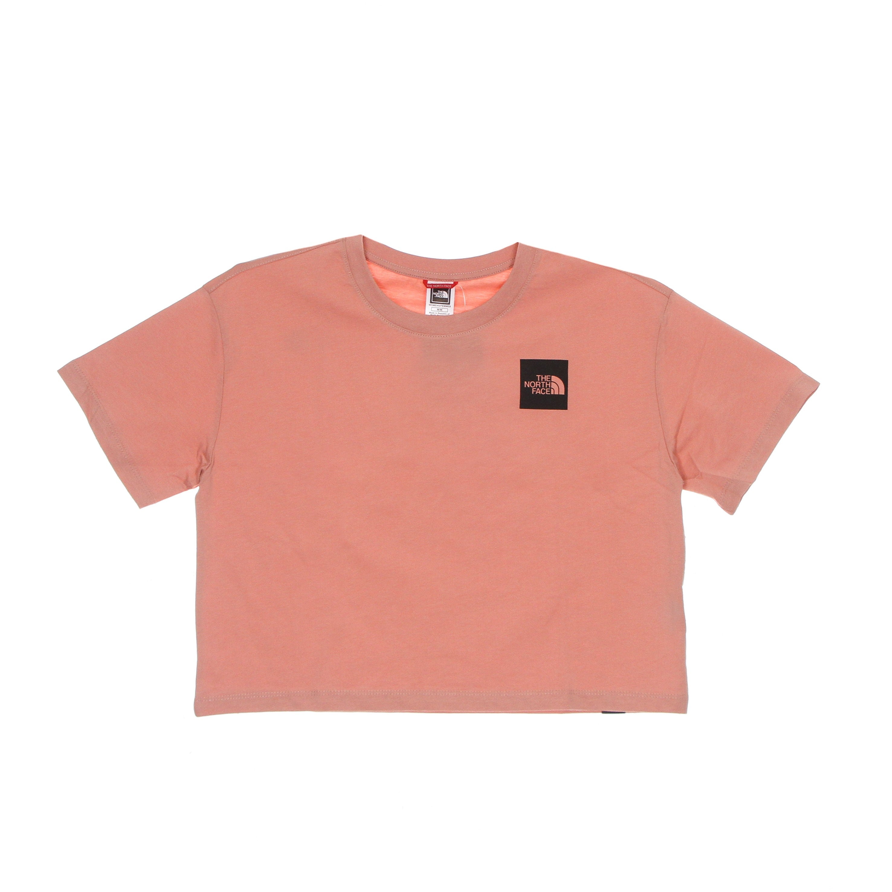 The North Face, Maglietta Corta Donna Cropped Fine Tee, Rose Dawn