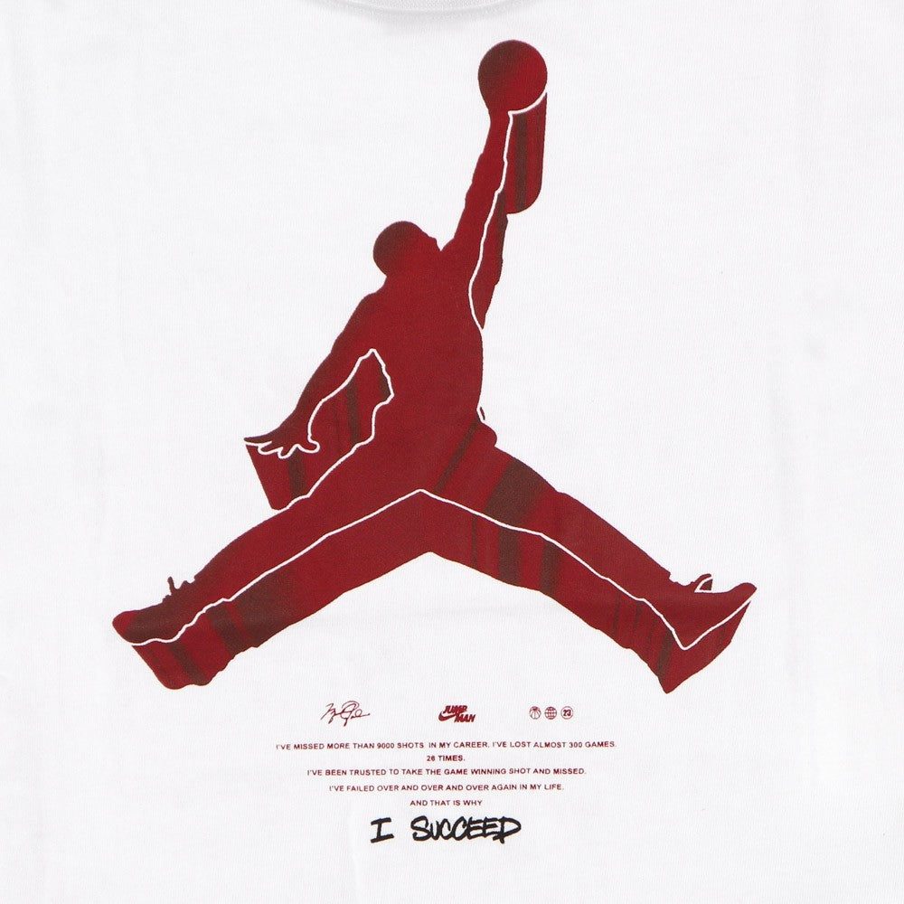 Enfant Jumpman t -shirt x nike action blanc