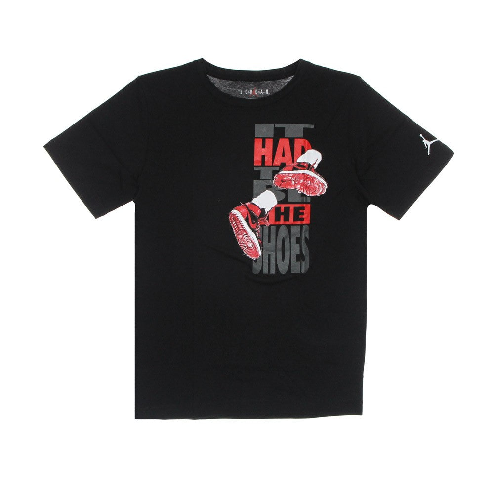 Das schwarze Jungen-T-Shirt von The Shoes Tee