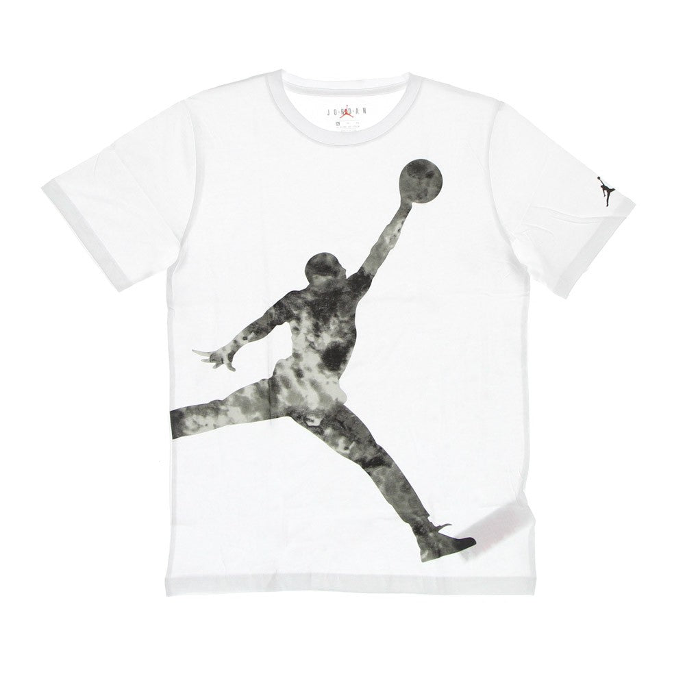 Ice Dye Jumbo Jumpman White Boy's T-Shirt