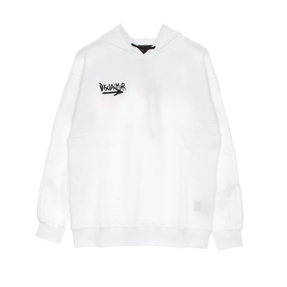 Leichtes Damen-Sweatshirt mit Kapuze und Logo-Hoodie in Weiß