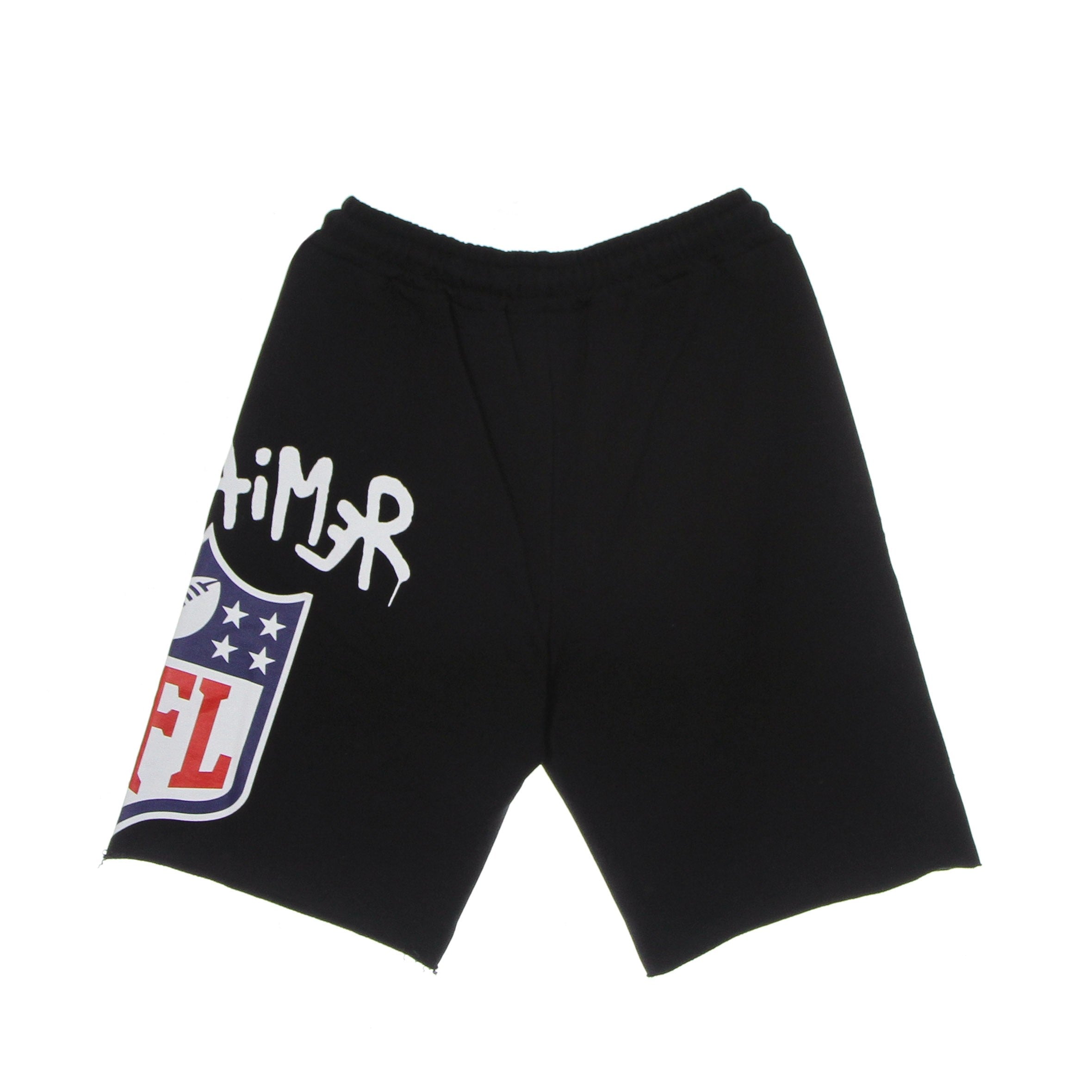 Pantalone Corto Tuta Uomo Logo Shorts X Nfl Black