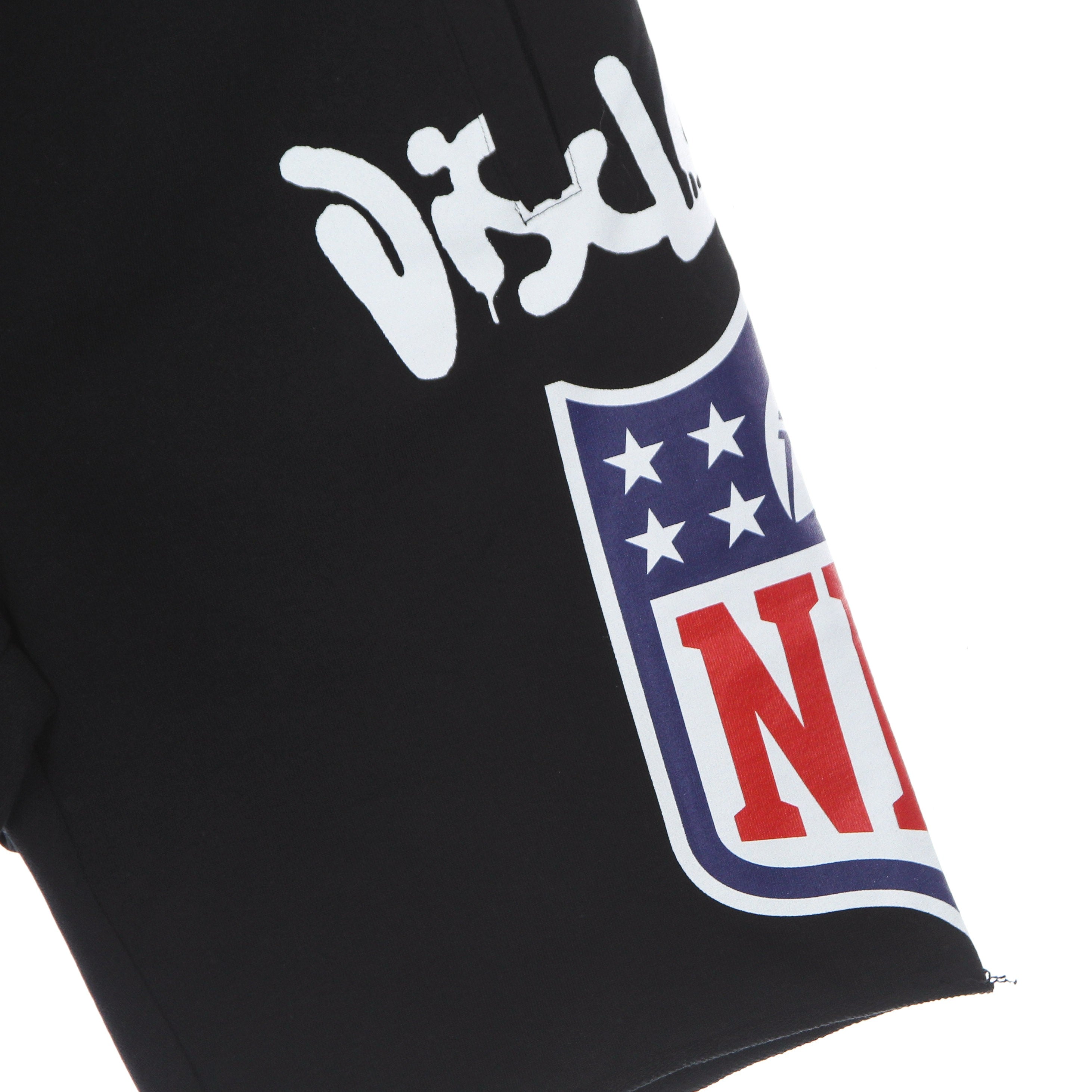 Pantalone Corto Tuta Uomo Logo Shorts X Nfl Black