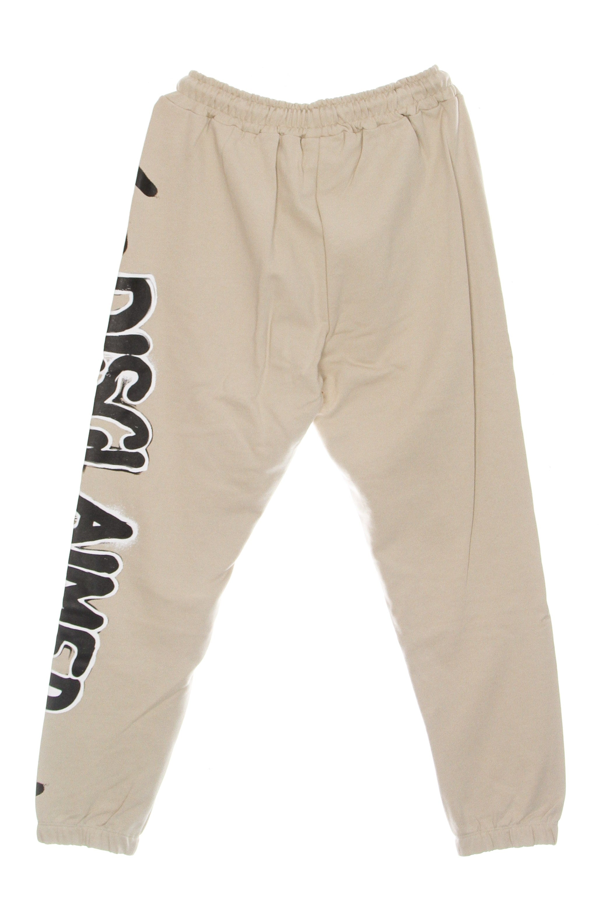 Lightweight Men's Tracksuit Pants Big Logo Pants Safari/black/white