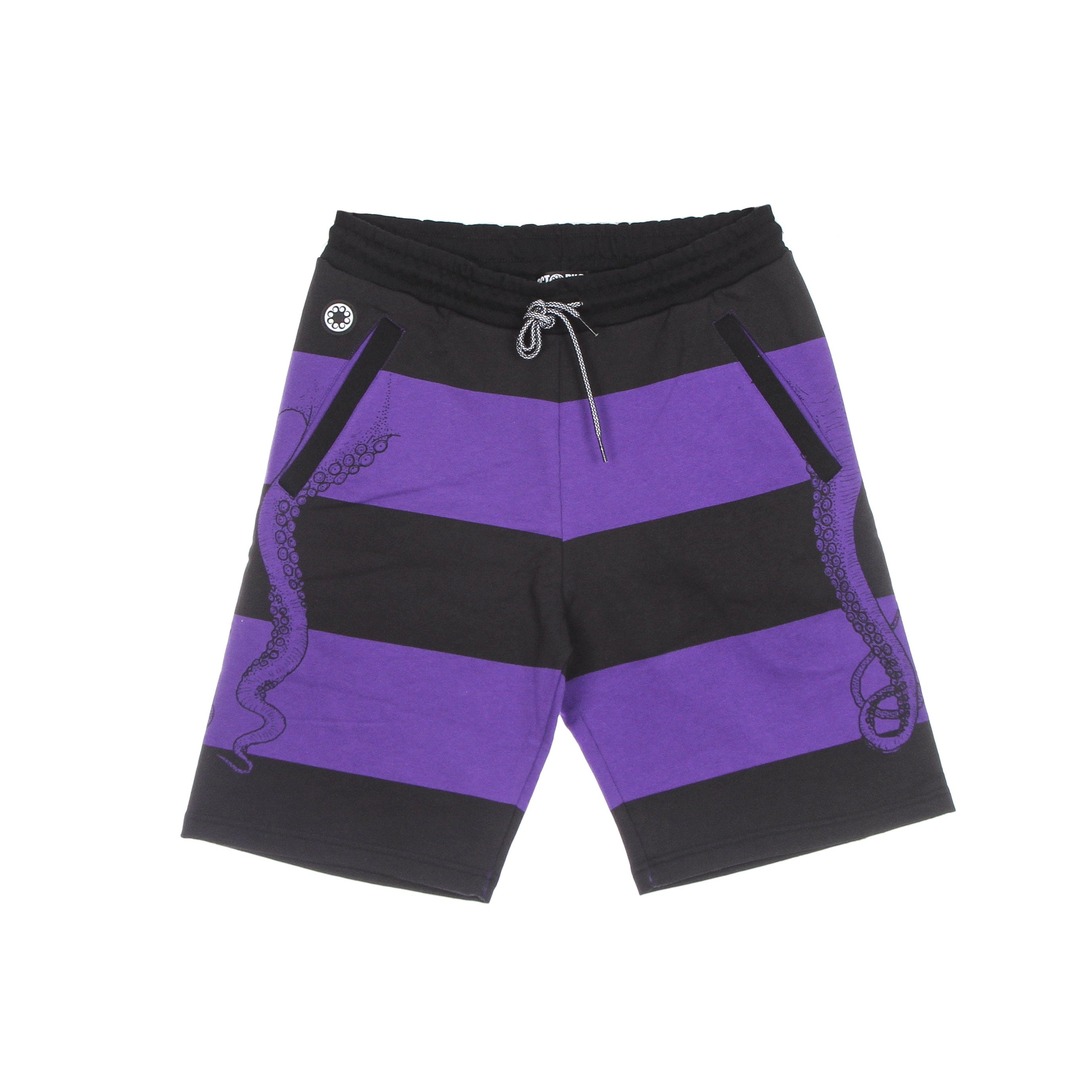 Octopus, Pantalone Corto Tuta Uomo Fullback Sweatshorts, Purple