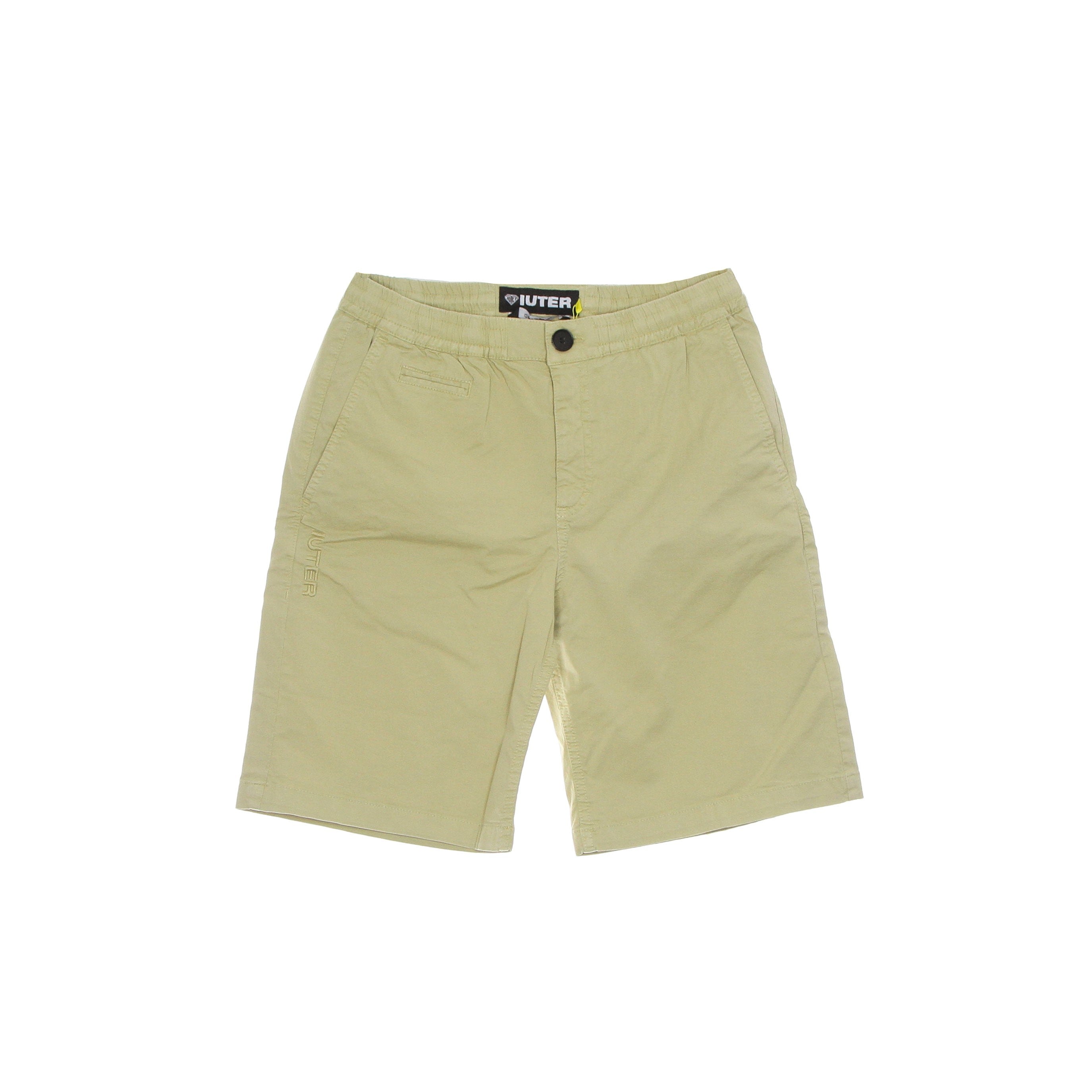 Iuter, Pantalone Corto Uomo Jogger Short, Beige