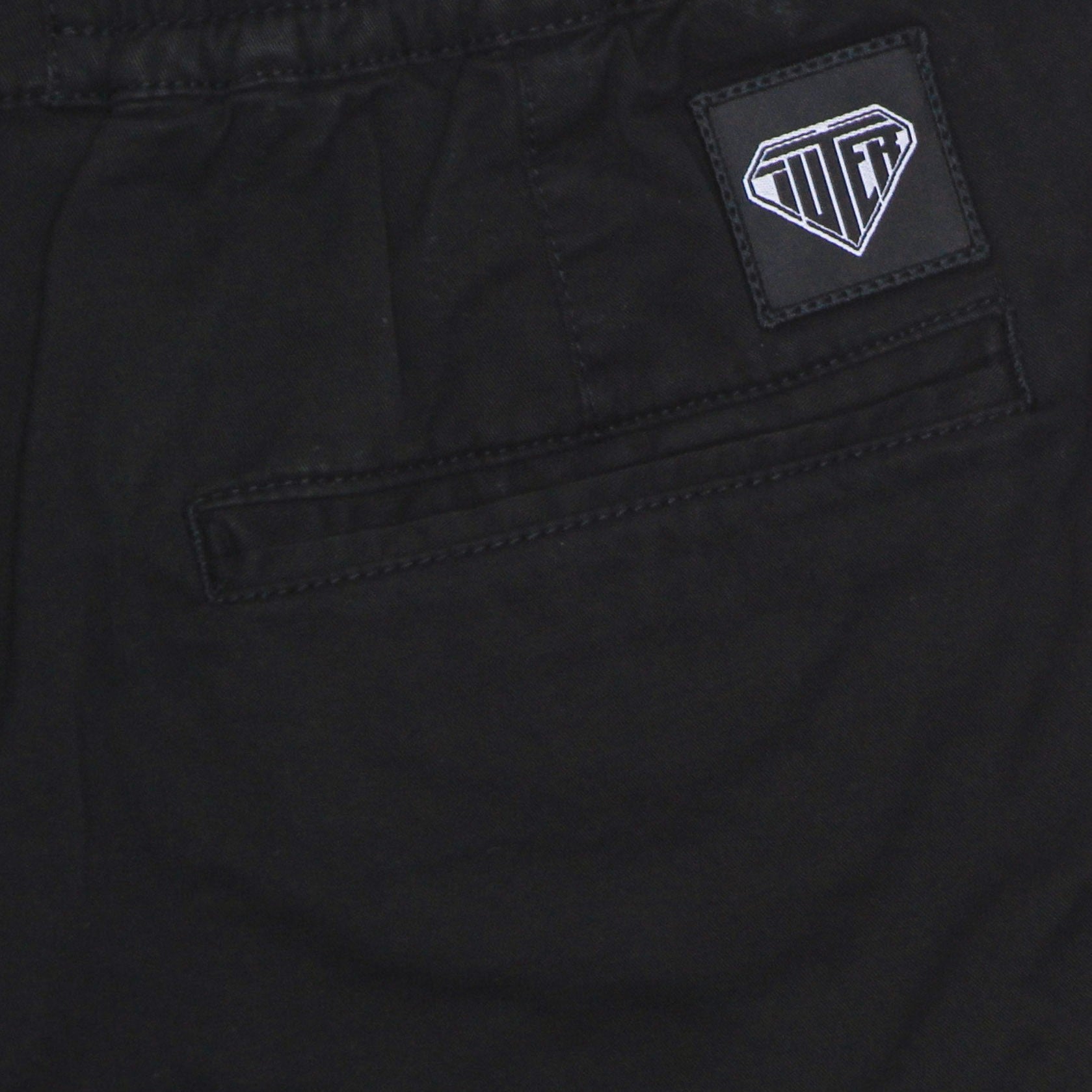 Herren-Jogger-Shorts in Schwarz