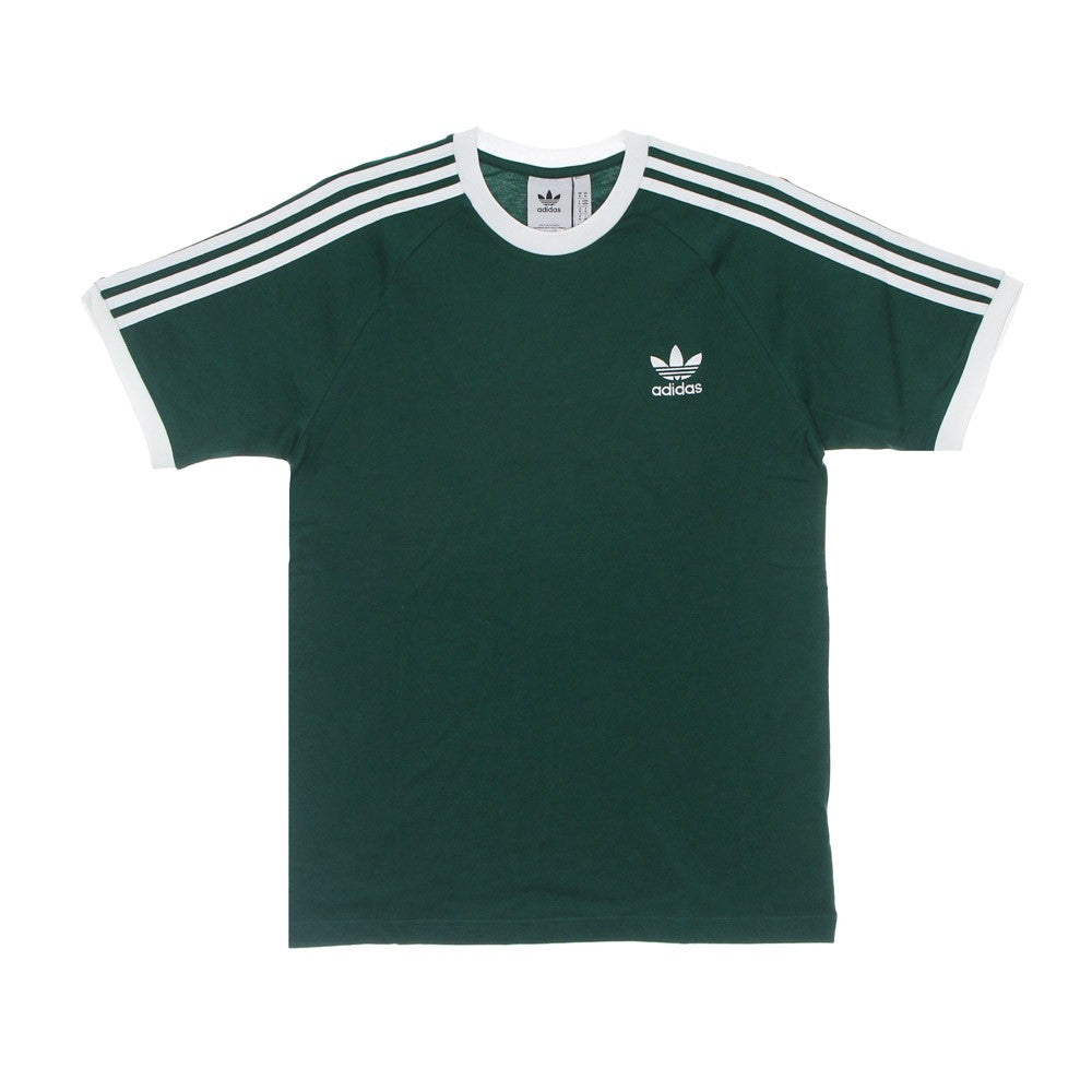 Camiseta verde colegial de 3 rayas