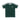 Camiseta verde colegial de 3 rayas