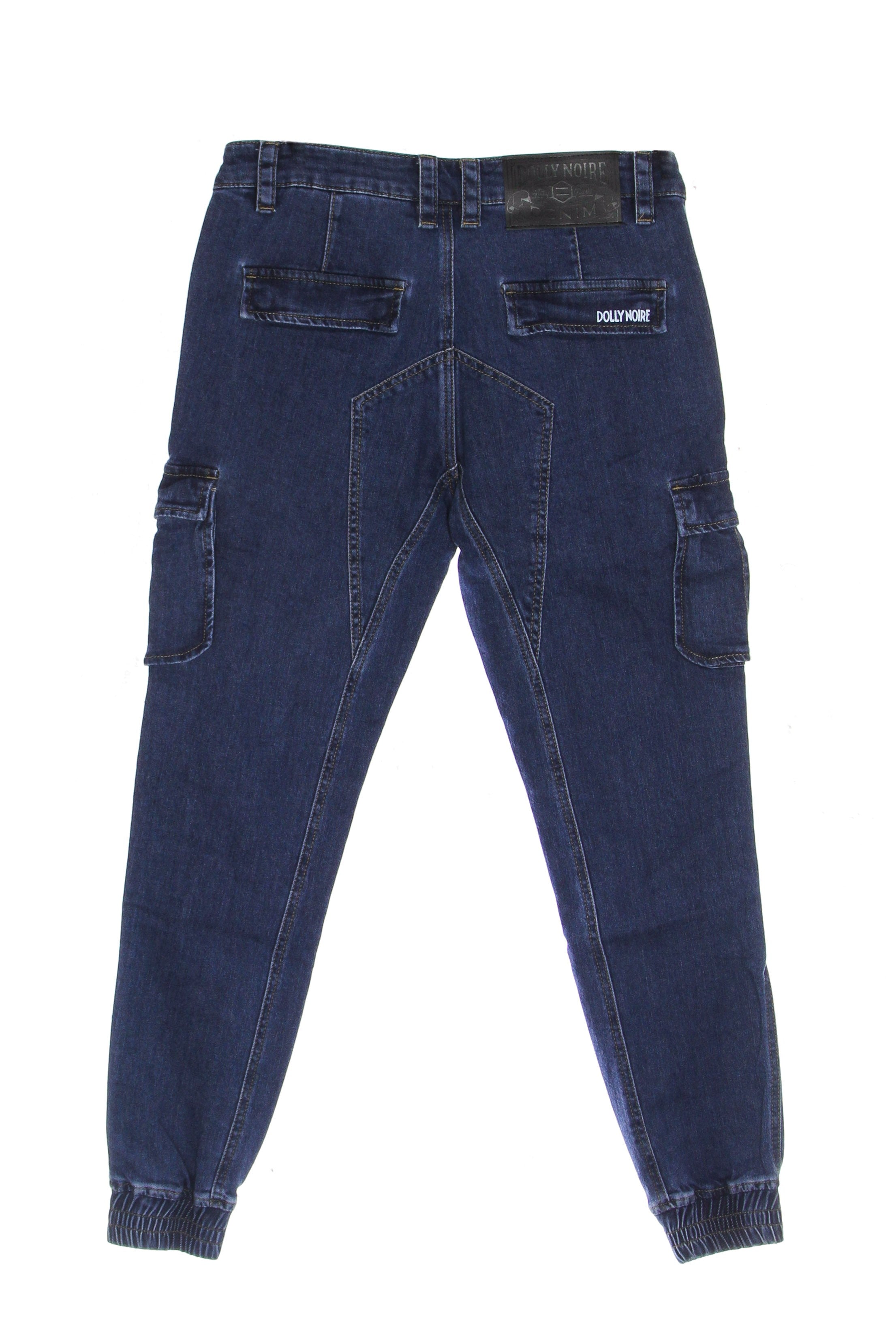 Dolly Noire, Jeans Uomo Cargo Long 903, Denim Light