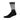 Propaganda, Calza Media Uomo Ribs Socks, Black