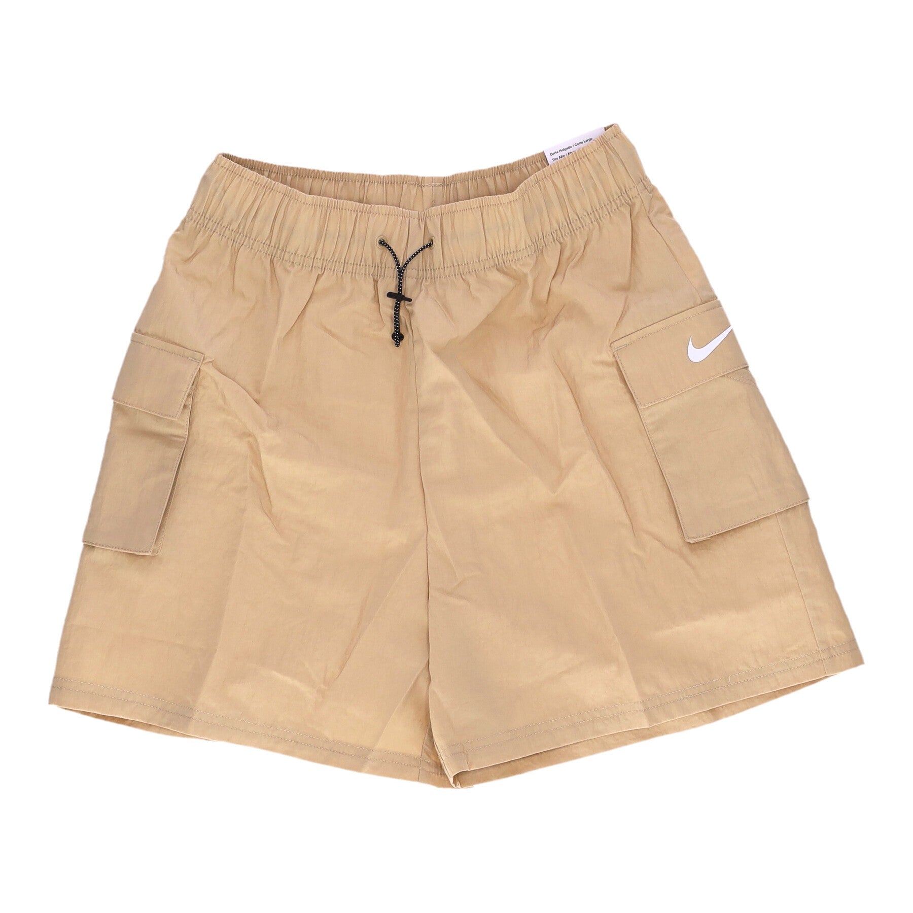 Women's Shorts Sportswear Essentials Woven High-rise Short Hemp/white