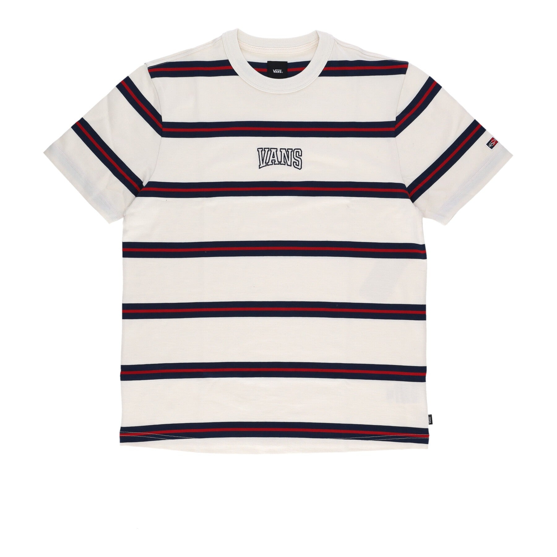 Sport Stripe Stripe Knit Antique White Men's T -Shirt