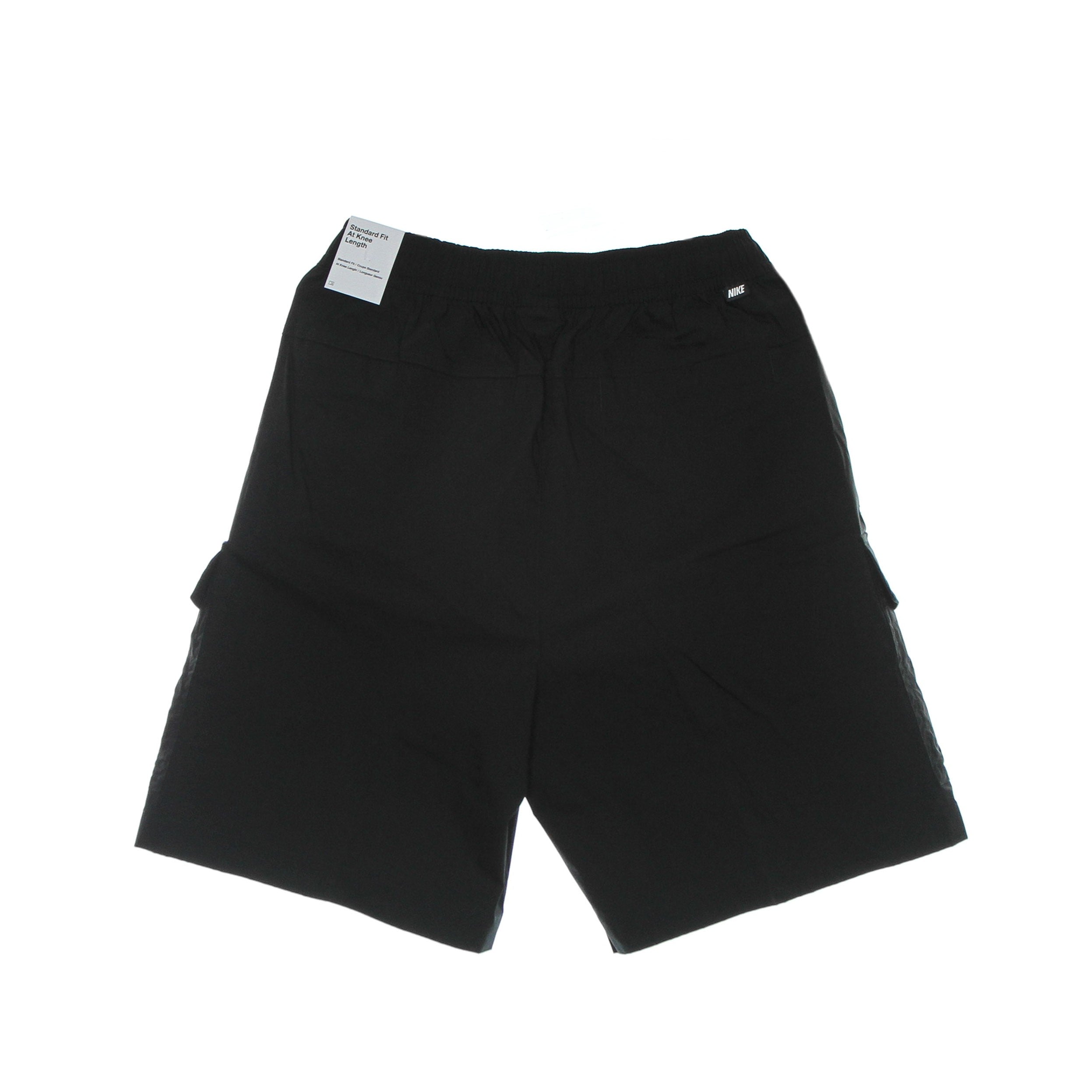 Men's Club Woven Unlined Utility Short Pants Black/white