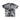 Men's Big Logo Tie Dye Black T-Shirt