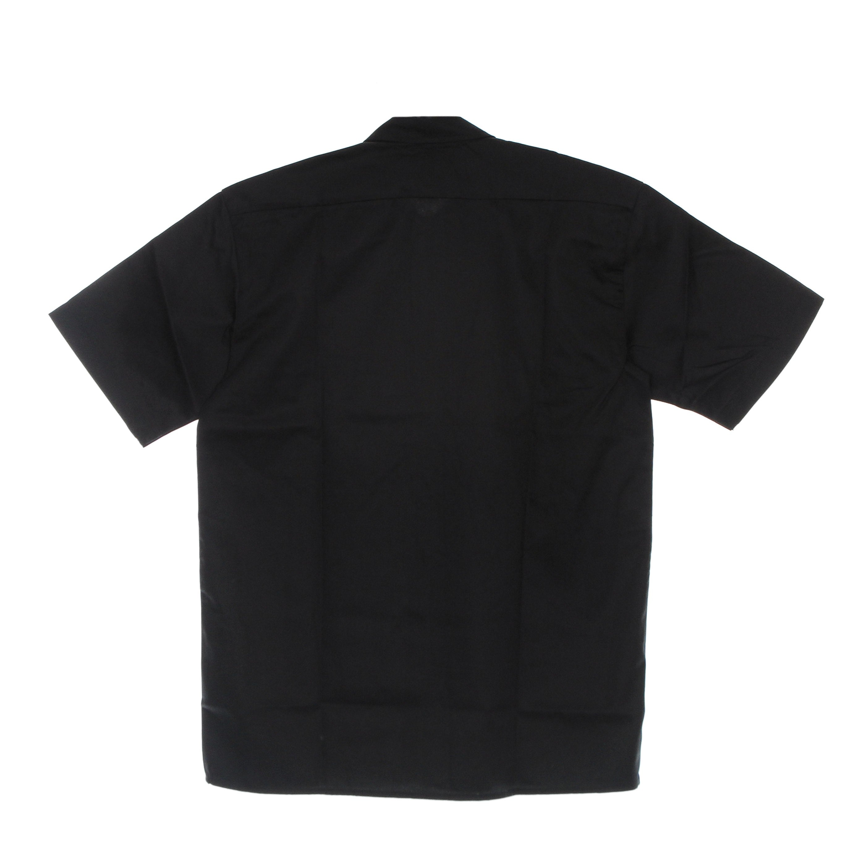 Camicia Manica Corta Uomo Work Shirt Rec Black