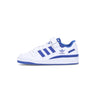 Adidas, Scarpa Bassa Uomo Forum Low, Cloud White/cloud White/royal Blue