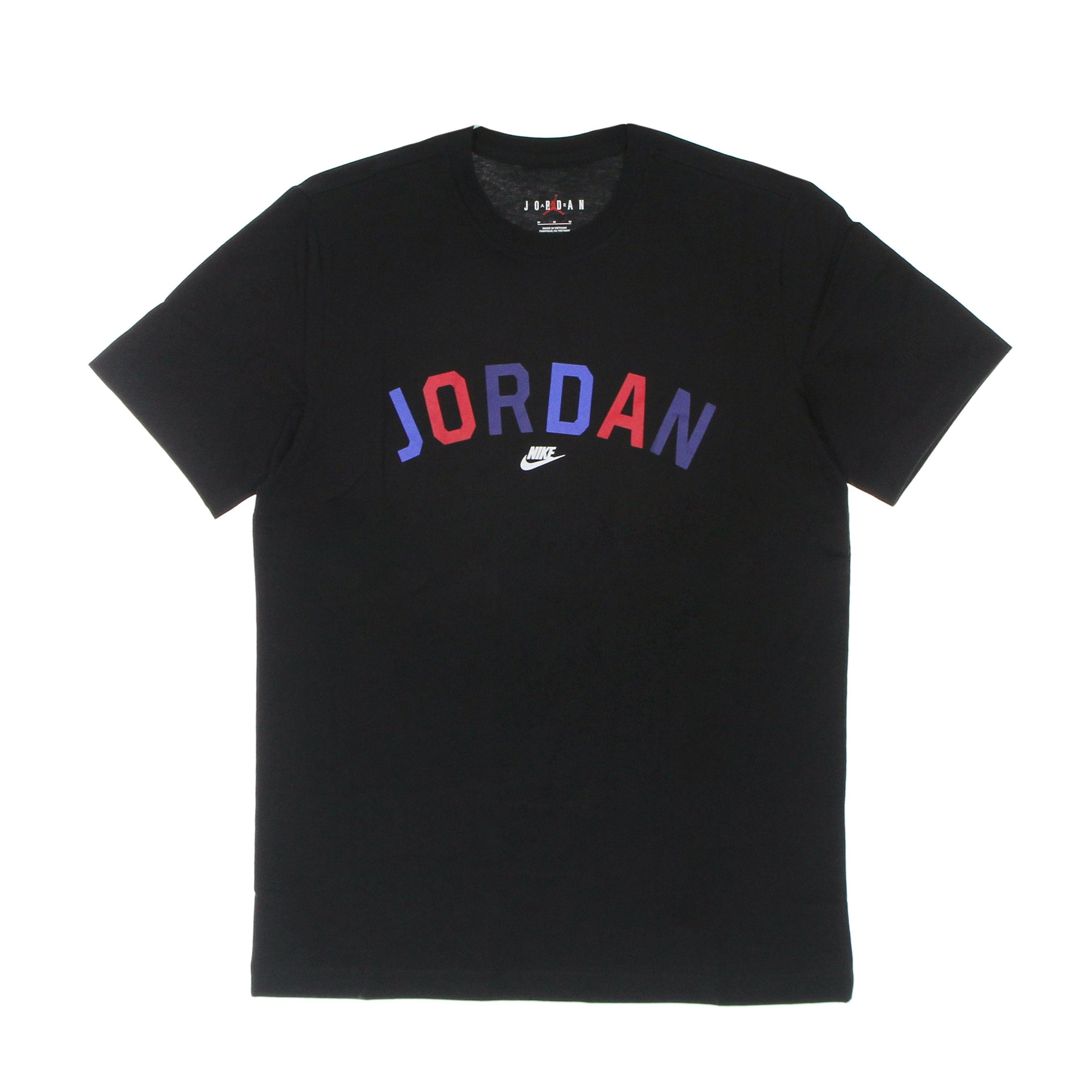 Jordan, Maglietta Uomo Sport Dna Wordmark Tee, Black/white