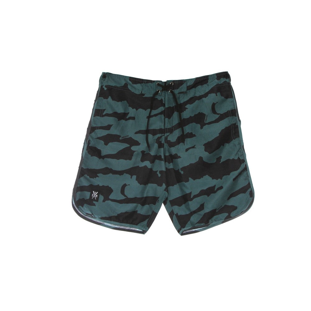 Pantaloncino Uomo Retrofuture Basic Shorts Teal Camo