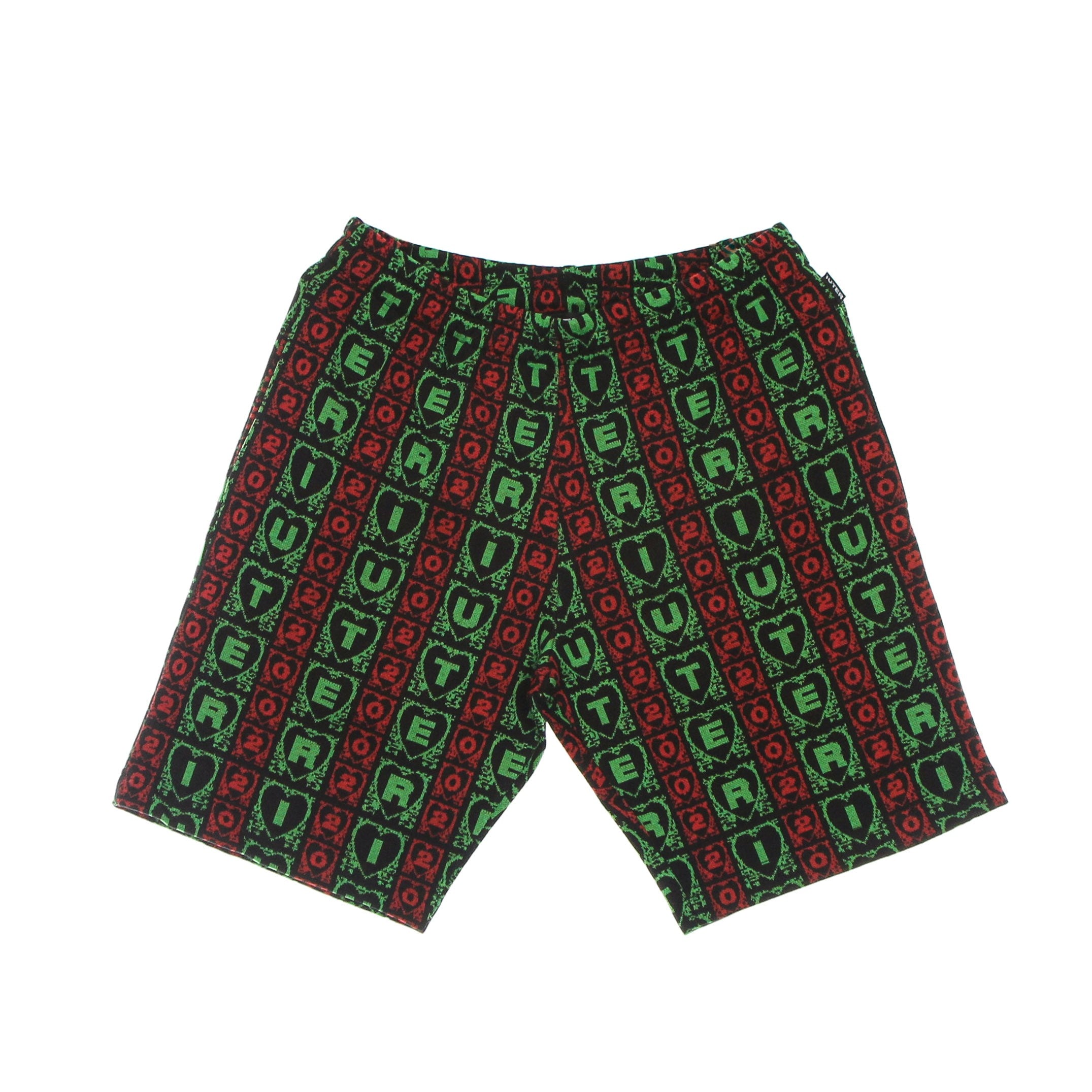 Iuter, Pantalone Corto Tuta Uomo Lovely Jacquard Short, Multi