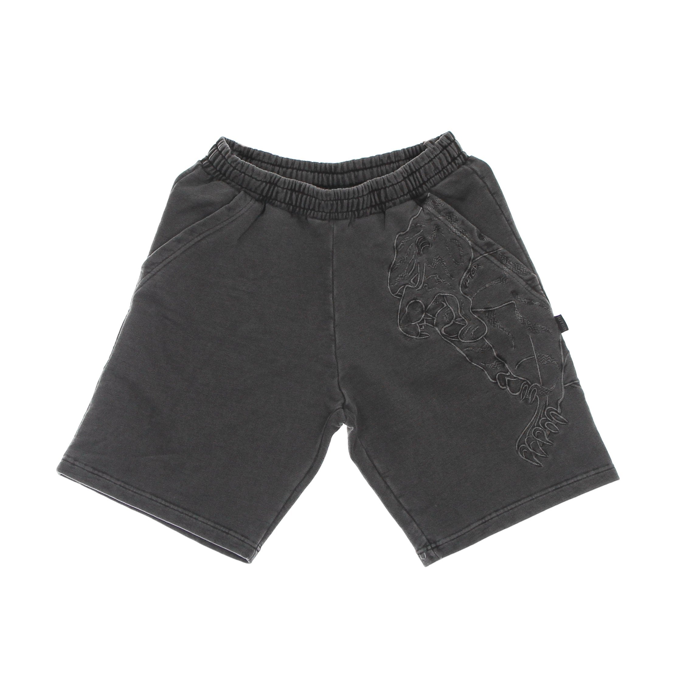 Iuter, Pantalone Corto Tuta Uomo Nepal Pigment Sweatshort, Black